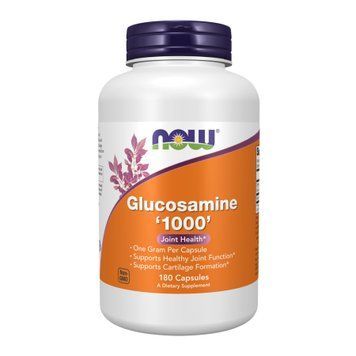 Глюкозамін 1000 Now Foods Glucosamine '1000' - 180 капсул 2023-10-4602 фото