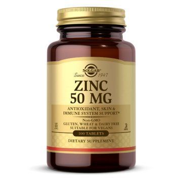 Цинк Puritan's Pride Zinc 50mg - 100 таблеток 100-92-5525470-20 фото