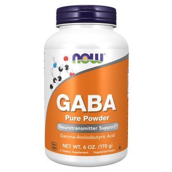 ГАМК (ГАБА) у порошку Now Foods Gaba Pure Powder - 170g 100-36-3164624-20 фото