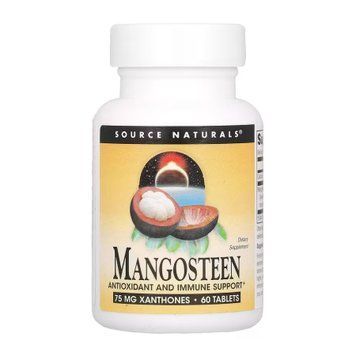 Мангостан Source Naturals Mangosteen 75mg - 60 таблеток 2023-10-5296 фото
