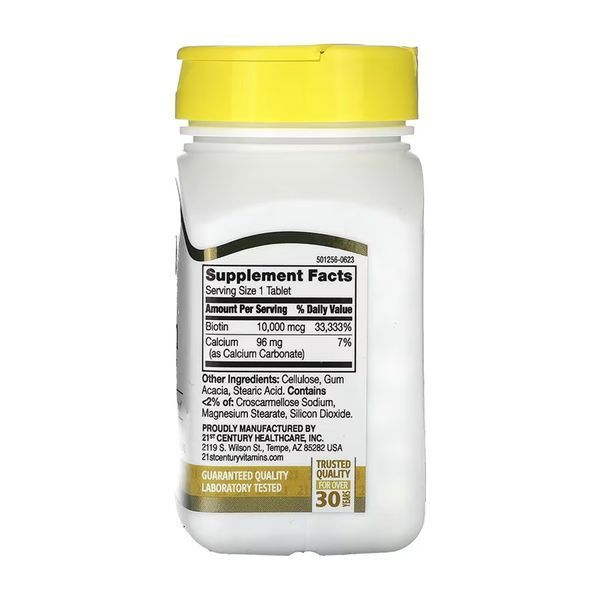 Біотин 21st Century Biotin 10,000 mcg - 360 таблеток 2023-10-7075 фото