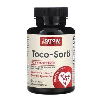 Комплекс токотрієнолів Toco-Sorb Jarrow Formulas Toco-Sorb&reg; - 60 м'яких капсул 2023-10-6210 фото