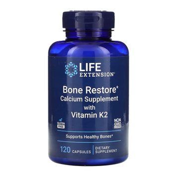 Комплекс для зміцнення кісток з вітаміном K2 Life Extension Bone Restore with Vitamin K2 - 120 капсул 2022-10-1911 фото