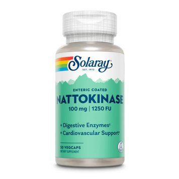 Наттокіназа Solaray Nattokinase 100mg - 30 рослинних капсул 2023-10-2403 фото