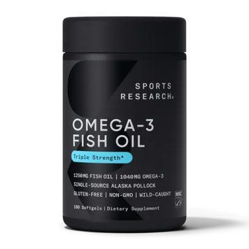 Омега-3 риб'ячий жир з Аляски Omega-3 Fish Oil Alaska 1250mg, 180 м'яких капсул 2023-10-4008 фото