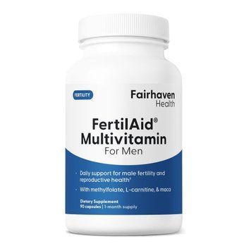 Чоловічі мультивітаміни для фертильності Fairhaven Health FertilAid&reg; Multivitamin For Men - 90 капсул 2023-10-4754 фото