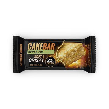 Протеїнове тістечко Lipobar Cake Bar - 60g Яблучний пиріг 2024-11-0496 фото