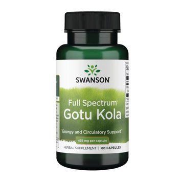 Готу Кола повного спектру Swanson Full Spectrum Gotu Kola 435mg - 60 капсул 100-33-0175568-20 фото