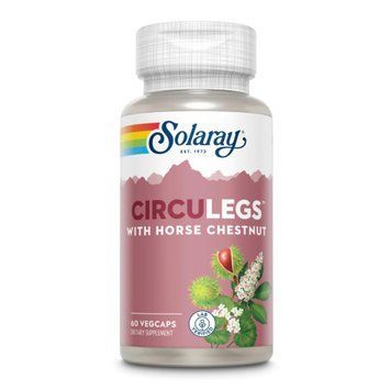 Комплекс для підтримки вен та кровообігу ніг Solaray CircuLegs Circulation Support 200mg - 60 рослинних капсул 2023-10-2413 фото