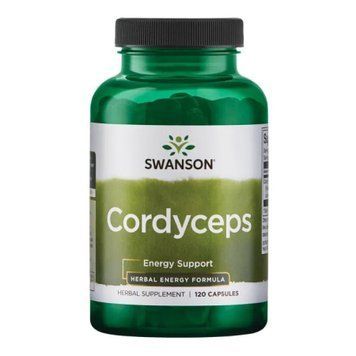 Кордицепс Swanson Cordyceps 600 mg - 120 капсул 100-31-9098062-20 фото