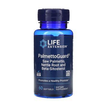 Комплекс для простати Life Extension PalmettoGuard Со Пальметто та корінь кропиви - 60 капсул 2023-10-3218 фото