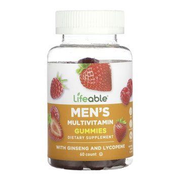 Мультивітаміни для чоловіків у желейках Lifeable Men's Multivitamin Adult - 60 желейок 2023-10-7285 фото