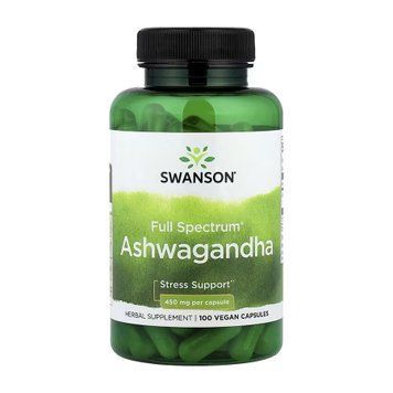 Ашваганда Swanson Ashwagandha 450mg - 100caps 100-93-4411784-20 фото